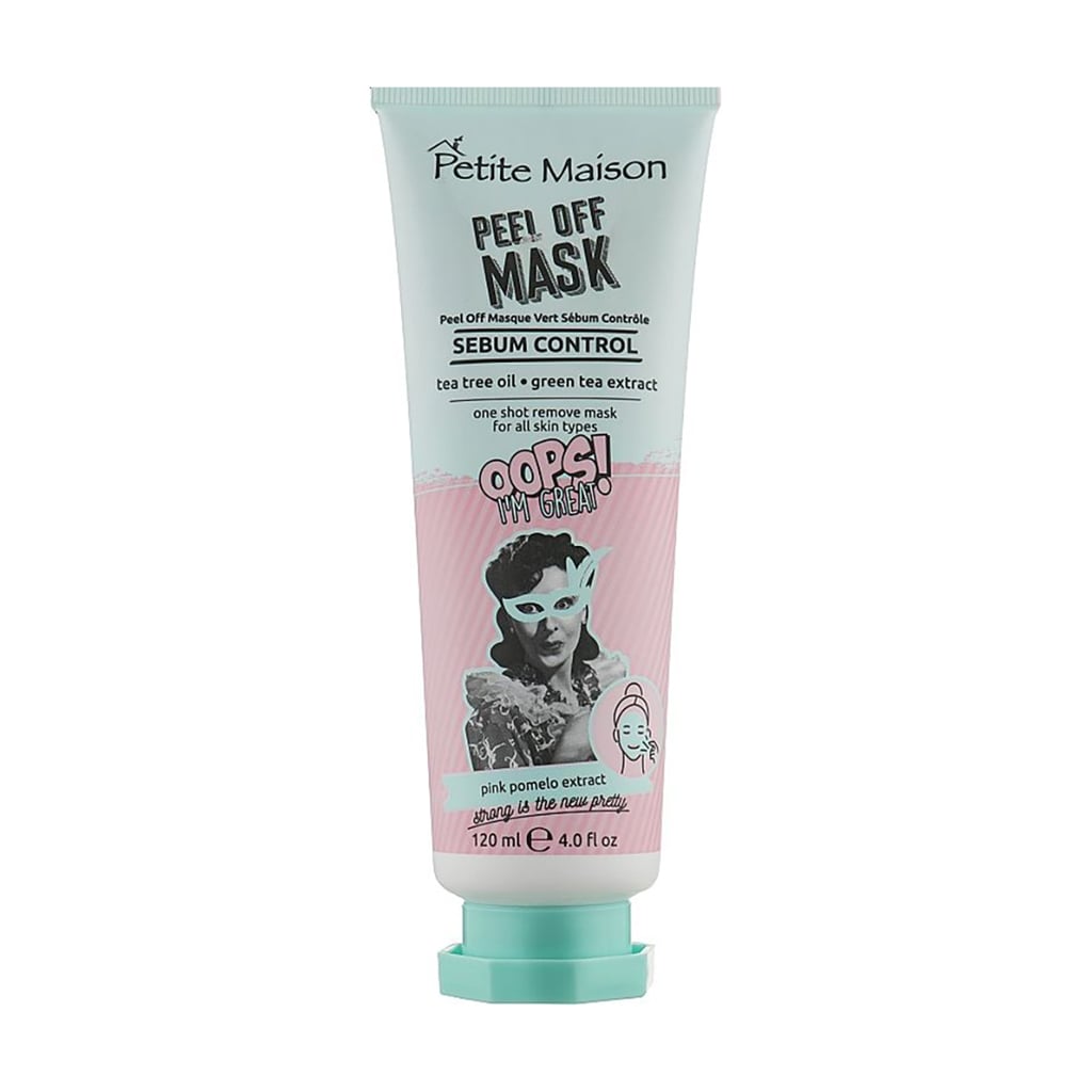 Нормалізувальна маска-плівка для обличчя Petite Maison Sebum Control Peel Off Mask з олією чайного дерева, 120 мл