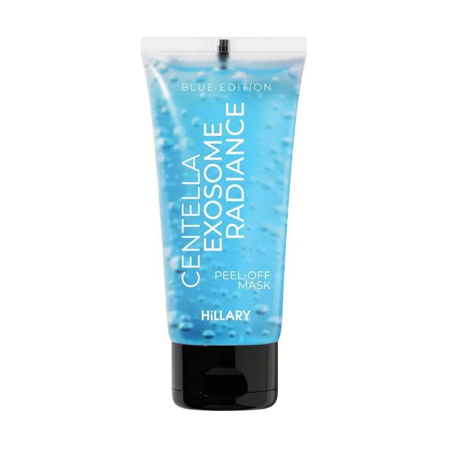 Сяйна маска-плівка для обличчя Hillary Centella Exosome Radiance Peel-Off Mask Blue Edition з екзосомами центели, 90 мл